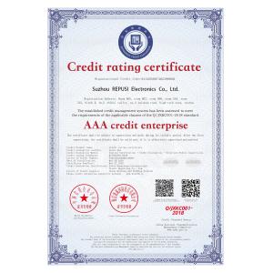 Suzhou Repusi Electronics Co.,Ltd. Certifications