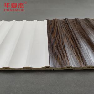Customized Color Laminated U Shaped WPC Wall Panel Decoration PVC Panel For Home