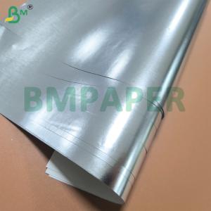 Recycled 70gsm 85gsm Single Side Metallized Silver Kraft Paper Roll