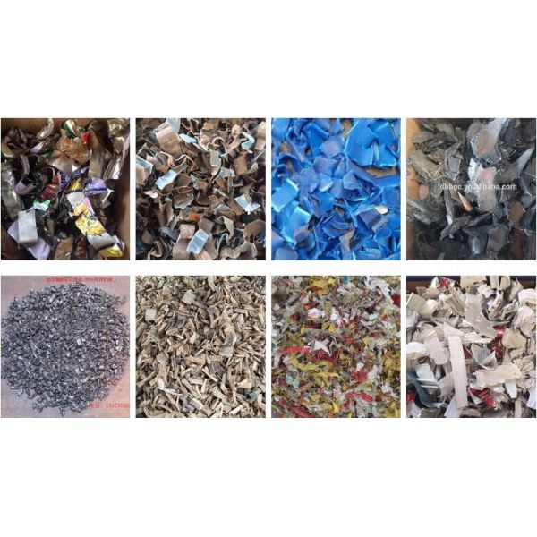 Durable Scrap Recycling Glass Bottle Shredder 19kw Power Door Type Isolation Design