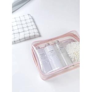 Shockproof And Durable Transpatent Waterproof Toiletry Bag With Zipper