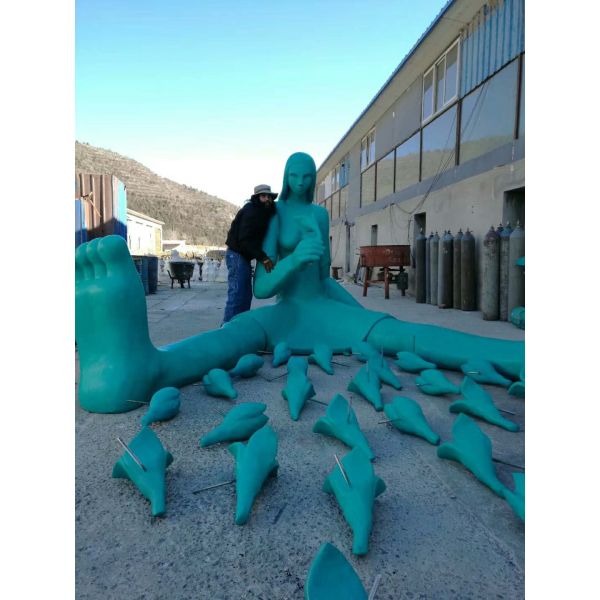 New Bronze sculpture by Sculptor Bharat,casting by the cire-purdue or lost-wax process,China bronze sculpture supplier