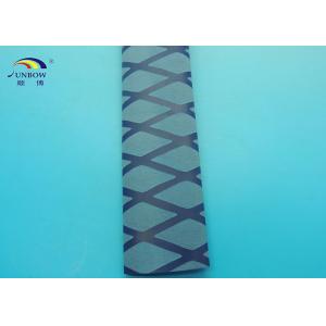 Cross Lined Polyolefin Heat Shrink Tubing Fireproof and Waterproof Red Green