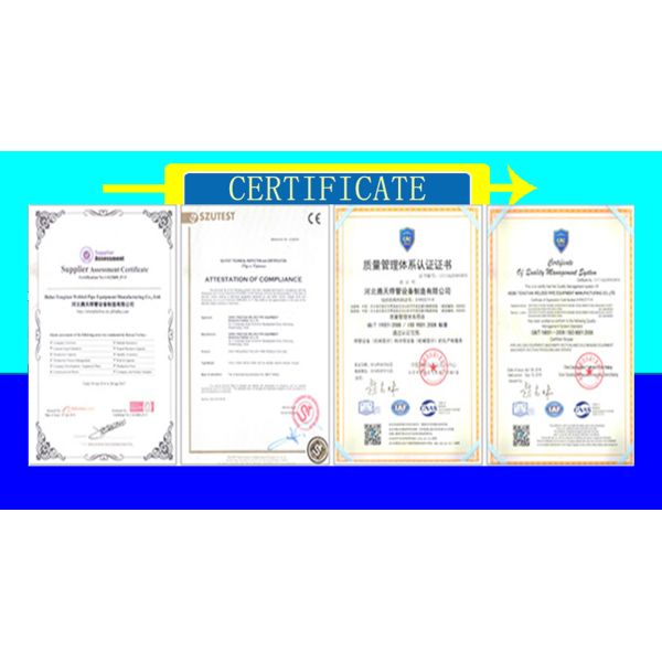 Precision Tube Mill Line 100m/min Carbon Steel Roll Forming