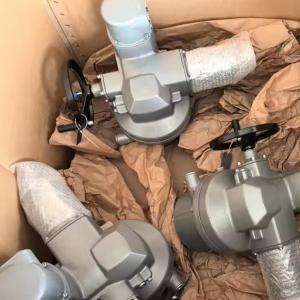 Multi-turn Actuators SA And SAR By AUMA With SAMSON 3725 HART Pneumatic Valve