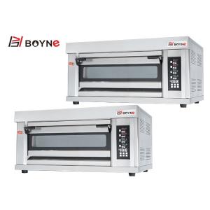 Stainless Steel Gas Oven With Computer Controll One Layer Two Trays