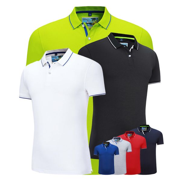 Buy Sweat Wicking Flyita Mens Polo T Shirt With Embroidery Logo at wholesale prices