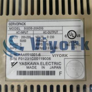 Yaskawa Electric 2000W SGDB 20ADG Industrial Servo Drives 10 AMP