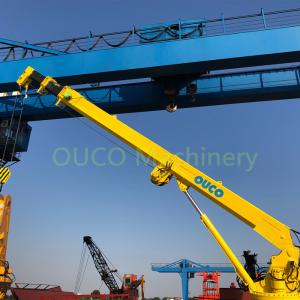 CCS Steel Lifting cargoes 20M 0.2T Telescopic Boom Crane