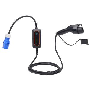 7kW at 32A Or 3.7kW at 16A Mobile Electric Car Charger for 1 Phase Input Voltage
