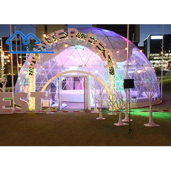 Transparent Luxury Big Outdoor Tents For Sale，Geodesic Dome Tent For Commercial