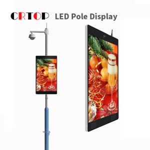 Intelligent P2.5mm Street Light Pole LED Display Outdoor Vedio