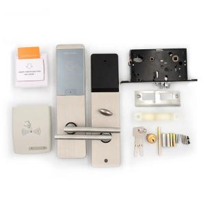 Smart Hotel Room Security Door Locks RFID TT Lock With ANSI 5 Latch Mortise