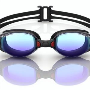 Quality Anti Fog Swimming Goggles with Silicone Gasket &amp; Adjustable Clips for sale