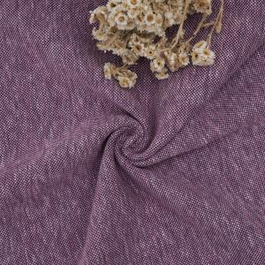 Durable 190gsm Double Pique Fabric , Smooth Solid Cotton Knit Fabric