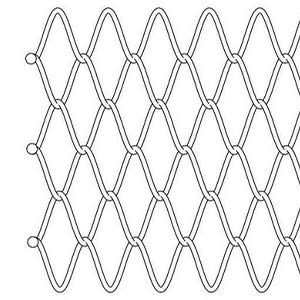 Mild Steel Chain Link Conveyor Belt 5.08mm-25.4mm Pitch