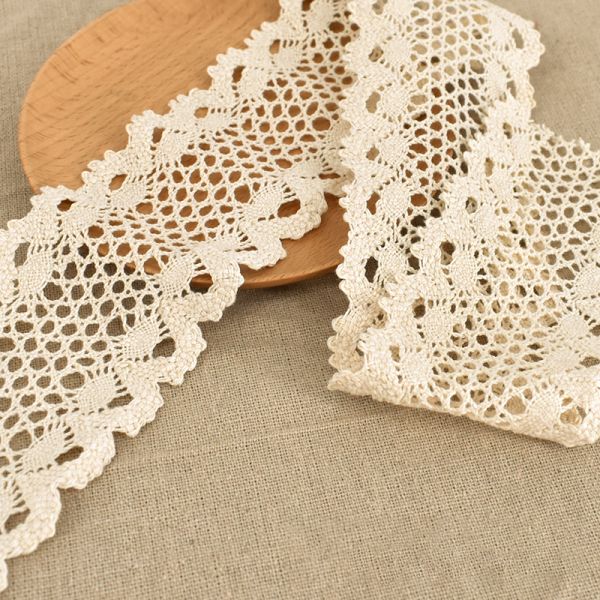 2020 Macaron color French Appliques Guipure Fabrics Bridal Cotton Embroidery Lace Trimmings