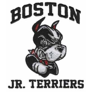 Quality Embroiery Design digitizing Boston Jr. Terriers WFO11B07 for sale