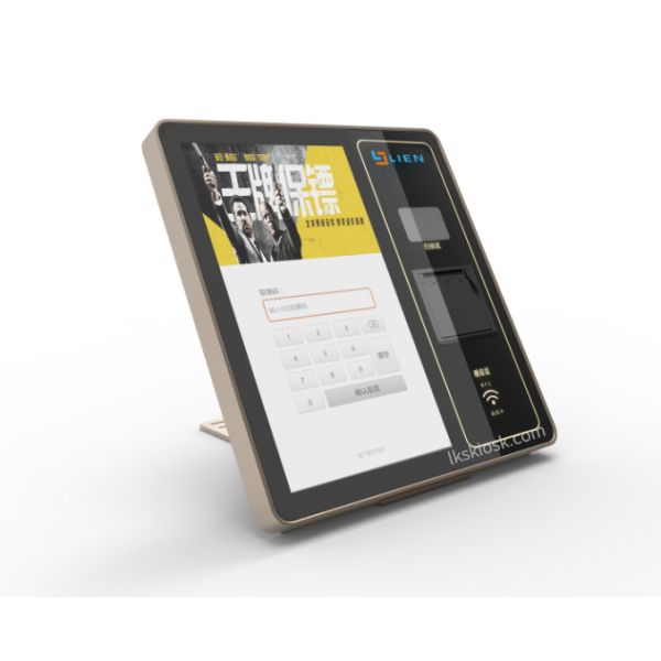 Capacitive Touch Screen Self Service Kiosk 21.5 Inch Monitor With Card