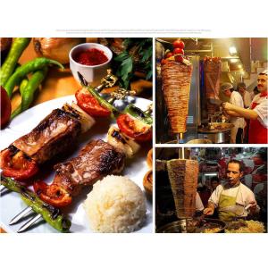 Chicken Meat Commercial Stainless Steel Shawarma Machine with Energy Saving