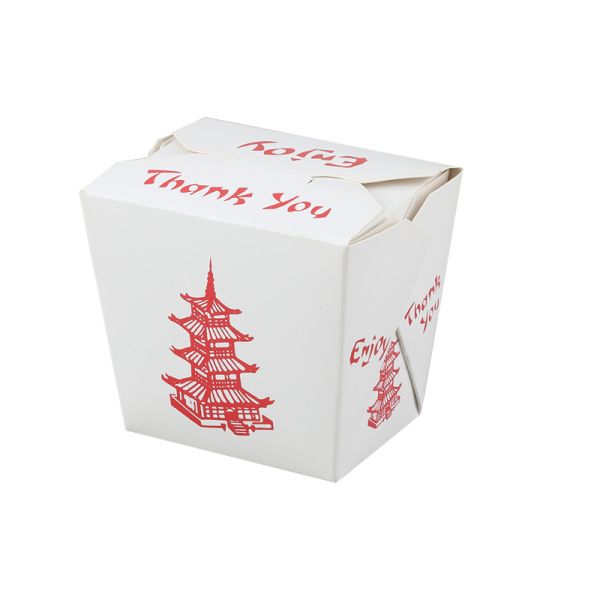 Buy Disposable Rectangle Takeout Hard Paper Box Tray Kraft Food Noodle Box at wholesale prices
