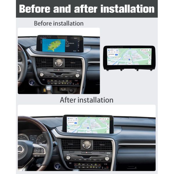 Viknav Car Radio For LEXUS RX (2020-2021)12.3 inch Auto Vertical Screen Wireless Carplay GPS Navigation Multimedia