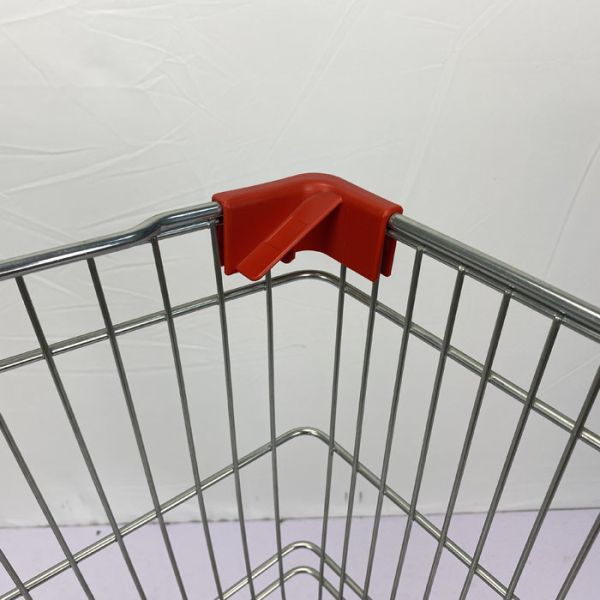 European Style Customized Grocery Shopping Trolley 150L Metal Supermarket Trolley Powder Coating