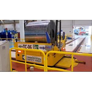 Battery Powered Coil Transfer Cart 1-500 Ton Rail Trolley