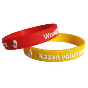 fashion wristband Custom Colourful Sport Debossed Rubber Wristband ,imkgift