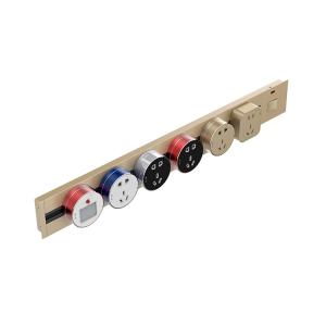 Residential Desk Grommet Power Outlet Power Socket Track GSS System