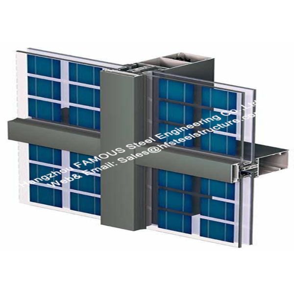 Powder Coating Photovoltaics Integrated Glass Curtain Wall Solar Modules