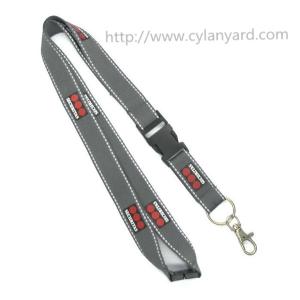 China Silkscreen printing brand logo polyester neck lanyards for branding promotional giveaways on sale
