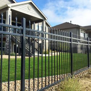 Quality Decorative 8 Wrought Iron Fence Panels Heavy Duty Zinc Galvanized Dipped Stainless Steel Farm for sale