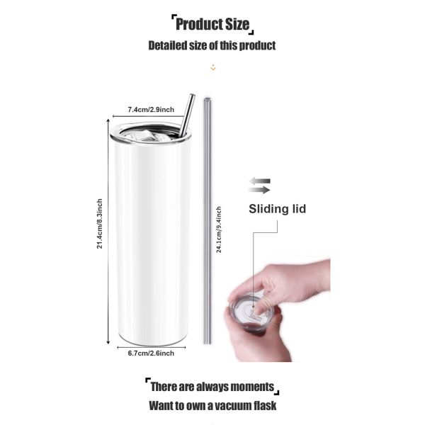 20oz Hot Selling Double Wall Stainless Steel Vacuum Coffee Water Mugs Custom Color Travel Shinny Water Tumbler