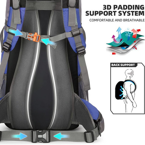 Outdoor Lightweight Hiking Backpack Tear Resistant With Large Storage Capacity