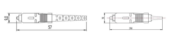 SC Connector SM/MM FTTH