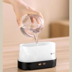 HOMEFISH Flame Effect Ultrasonic Aroma Humidifier Aromatherapy 230ML