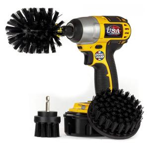 Quality 3 Pack Auto Power Drill Scrubber Carpet Scrubber Drill Attachment for sale