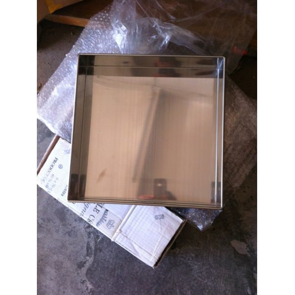 Stainless steel tray 31cm tray ss201 tray with handle tray tools tray rice cooking tray