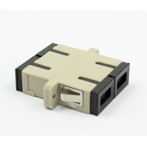 China Plastic SC Fiber Optic Adapter Multimode For Optical Fiber Patch Cable on sale