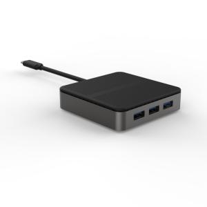 Type C Square 9 In 1 USB C HUB HD 4K Type C Docks RJ45 PD 100W 3xUSB 3.0 Docking