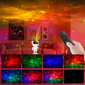 Adjustable Ceiling Astronaut Galaxy Star Projector With Timer Remote