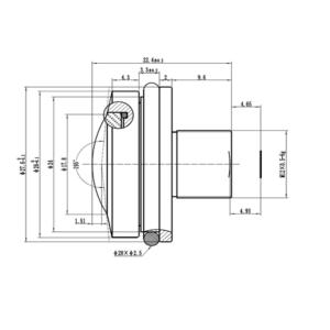 CCL123016MP, 1/2.3", 1.6mm, AR1820HS, OmniVision_OV23850. Φ4.7, 12Megapixel
