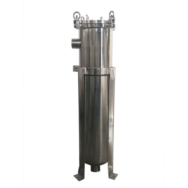 High Pressure Bag Filter Housing for Hotels 62KG Weight 304 Stainless Steel Material