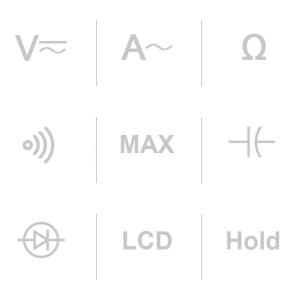 2000 Counts Auto Range 200A 2000uF Digital Clamp Meters