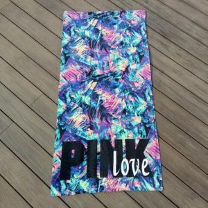 70x140cm Edge To Edge Printing 100% Cotton Beach Towel On Beach