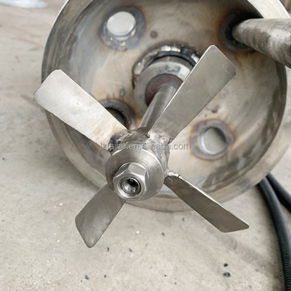 500L Ball Valve Discharge Stainless Steel Chemical CSTR Reactor for Retail Industry