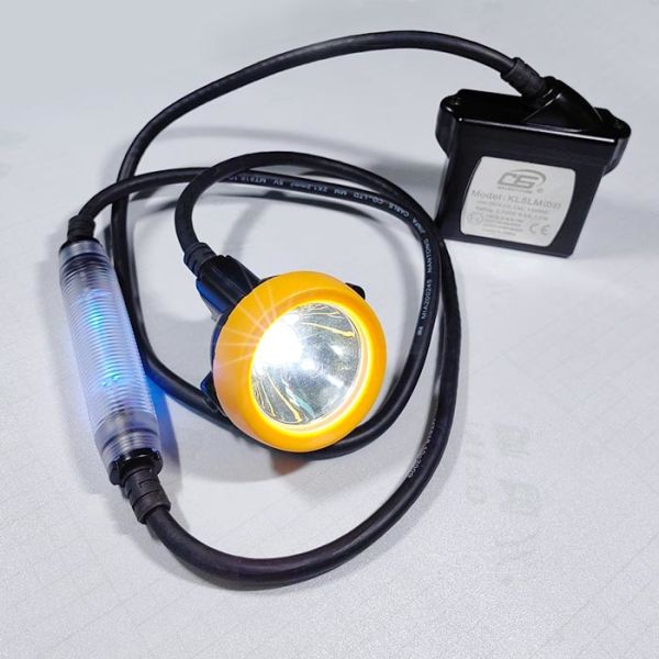 Buy 20000 Lux 7800mah Rechargeable Miners Headlamp ATEX Approved at wholesale prices
