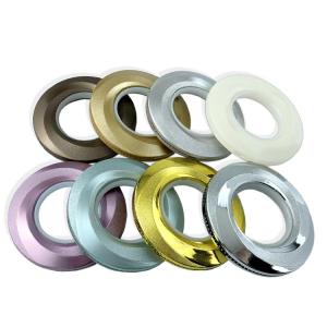 American Style Plastic ABS Curtain Rod Rings Eyelet