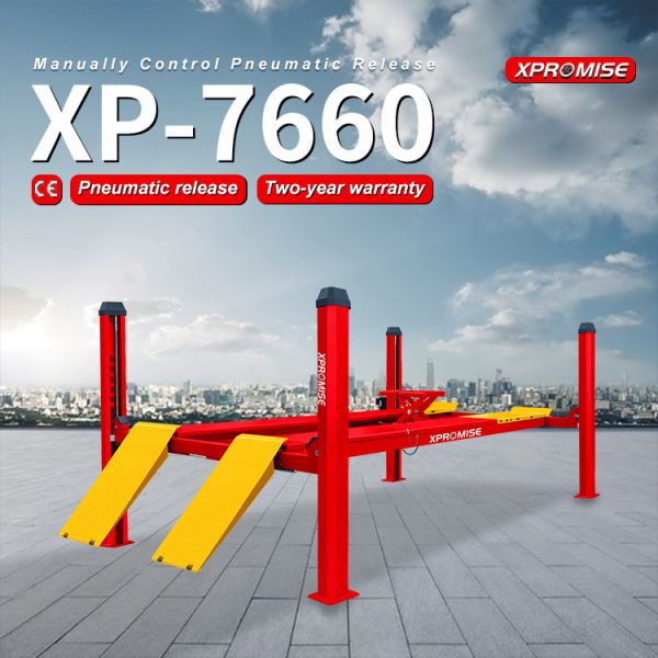 Buy CE Certification Four Post Hydraulic Garage Equipment Car Lift at wholesale prices